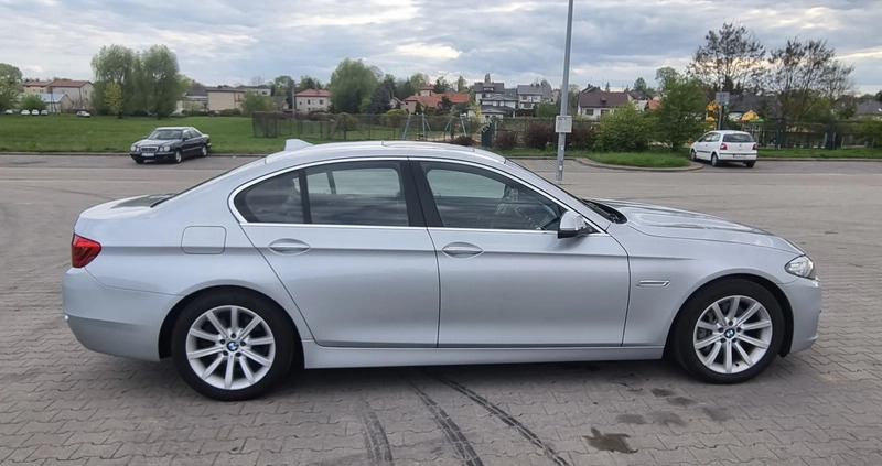 BMW Seria 5 cena 92900 przebieg: 51400, rok produkcji 2014 z Zambrów małe 277